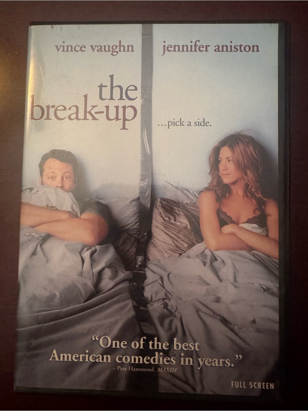 The Break Up Jennifer Aniston Vince Vaughn DVD movie